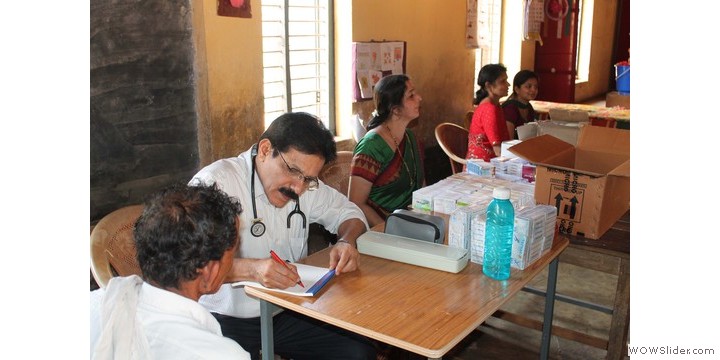 Dr. Ishwar Bhat at work Dr. Ishwar Bhat at work