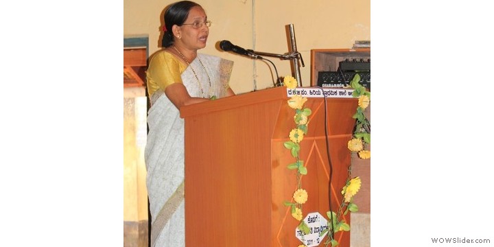 Head Teacher welcoming the guests Head Teacher welcoming the guests