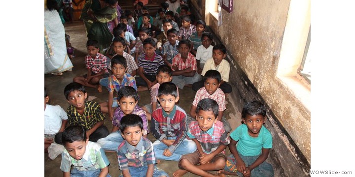 Students eagerly waiting for the checkup Students eagerly waiting for the checkup