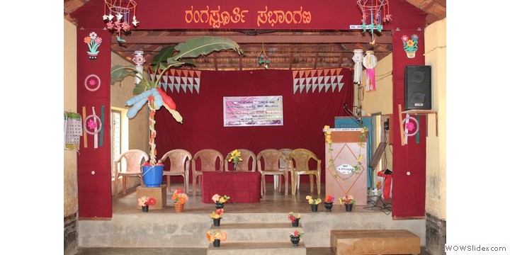 The stage is set for the health camp The stage is set for the health camp